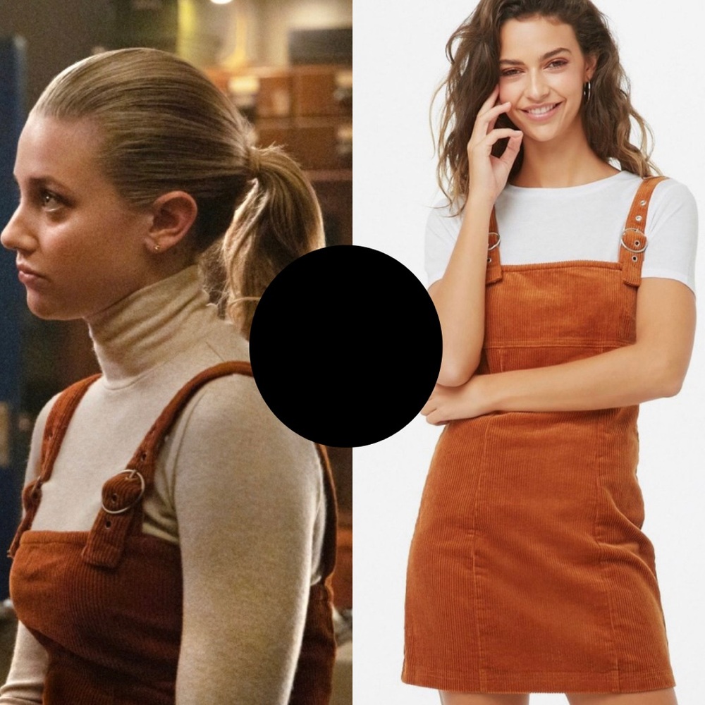 Forever 21 Corduroy Overall Mini Dress, not